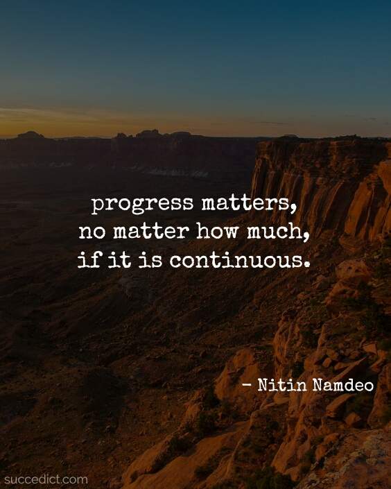 quotes about progress