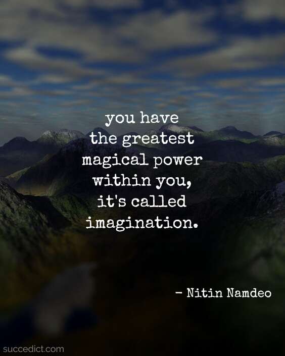 quotes about imagination by nitin namdeo