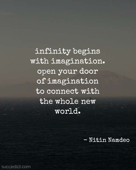 quotes about imagination by nitin namdeo