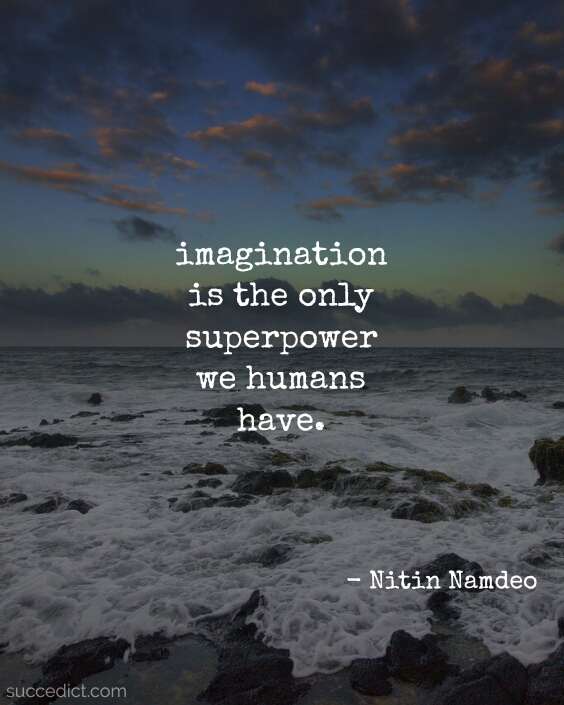 quotes about imagination by nitin namdeo