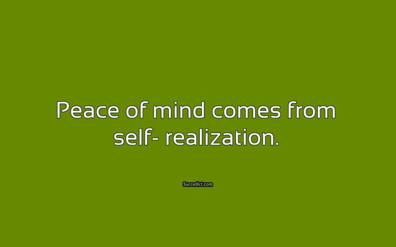 quotes on peace of mind