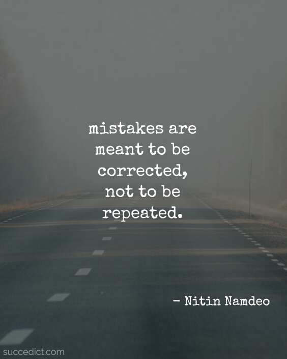 quotes about mistakes in life