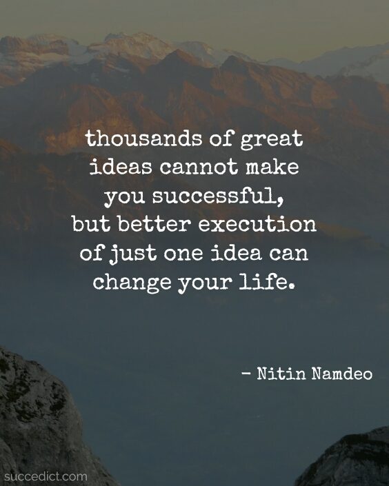 35 Execution Quotes To Inspire You To Execute - Succedict