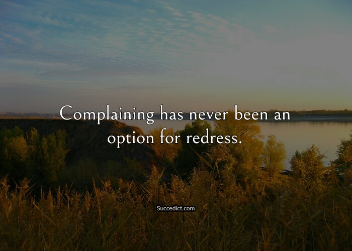 quotes about complaining