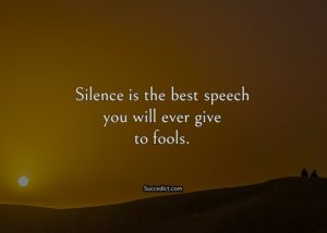 51+ Silence Quotes And Sayings To Know Its Power - Succedict