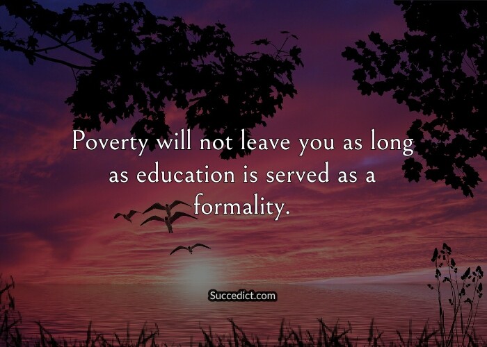 quotes on poverty and education