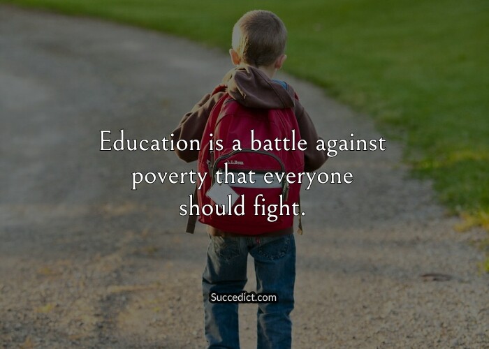 quotes on poverty and education