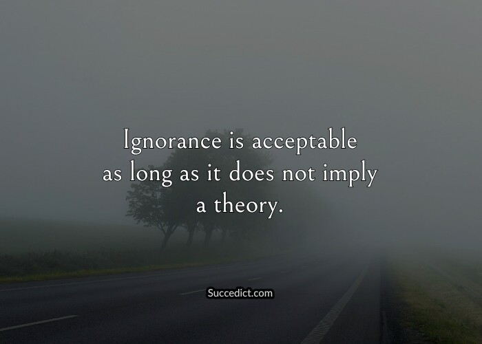 quotes on ignorance