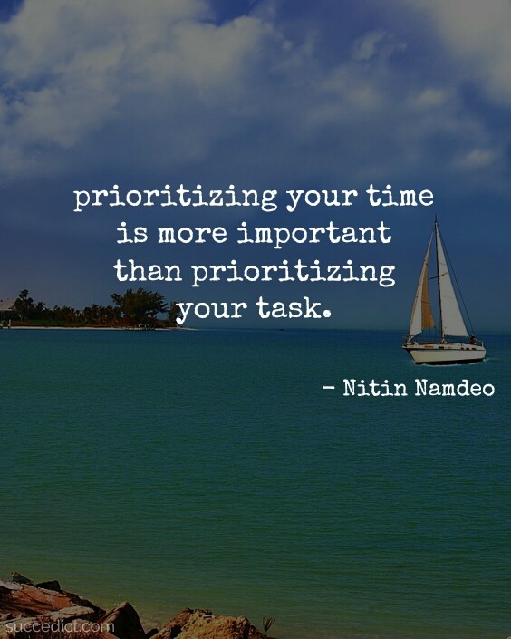 time and priority quotes