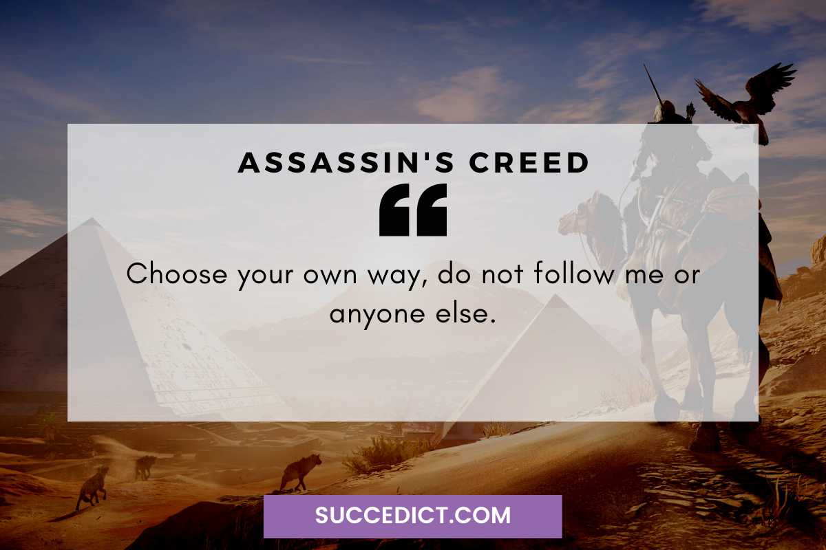 70+ Assassin's Creed Quotes For Inspiration Succedict