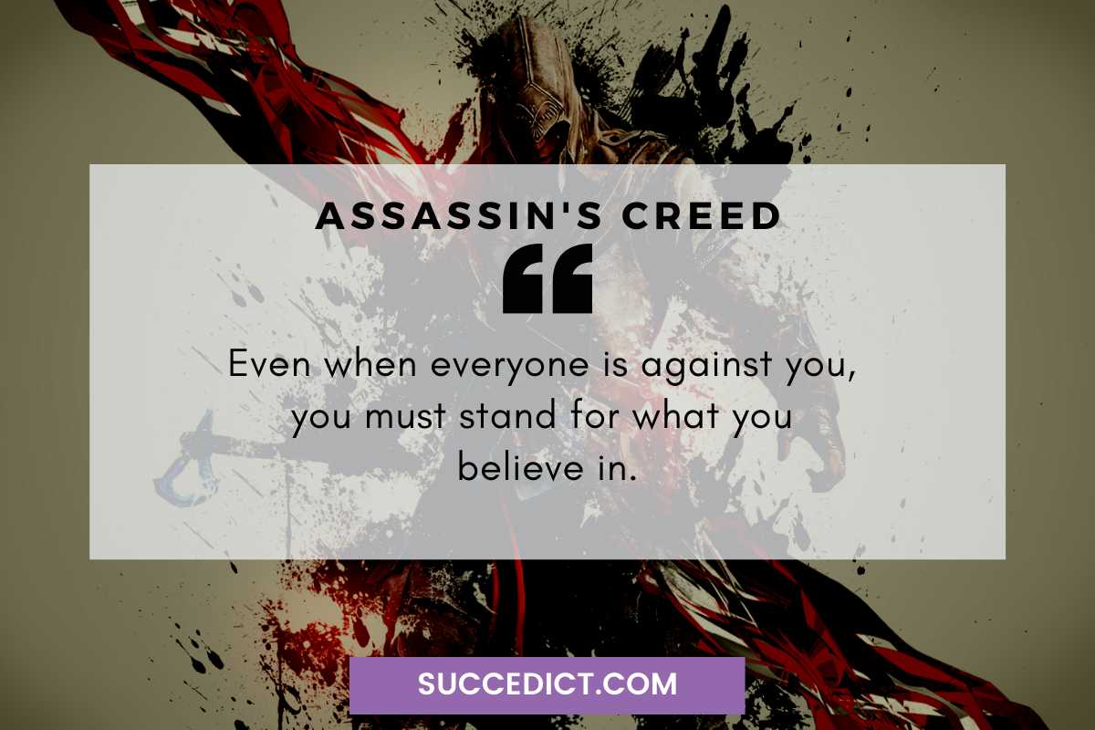 70 Assassin S Creed Quotes For Inspiration Succedict