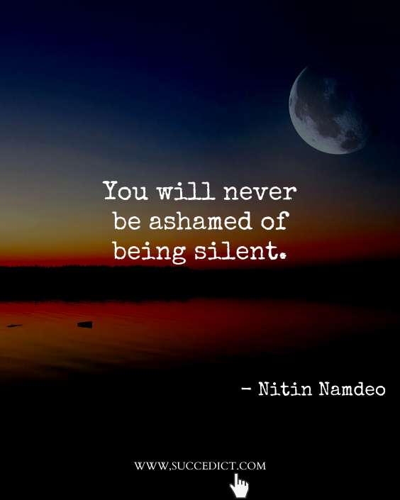 silence quotes images
