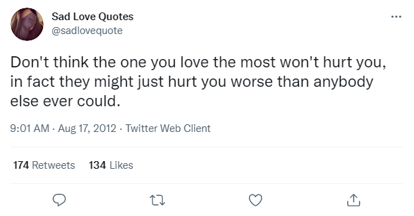 sad twitter quotes