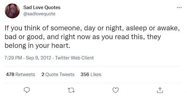 51+ Sad Twitter Quotes | Sad Tweets About Love With Images