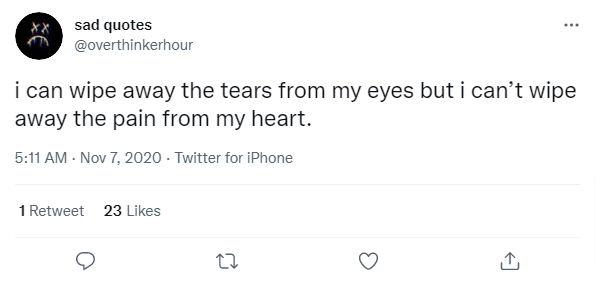 51+ Sad Twitter Quotes | Sad Tweets About Love With Images