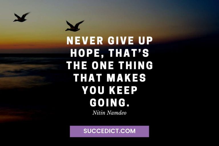 Quotes About Hope in Hard Times - Succedict